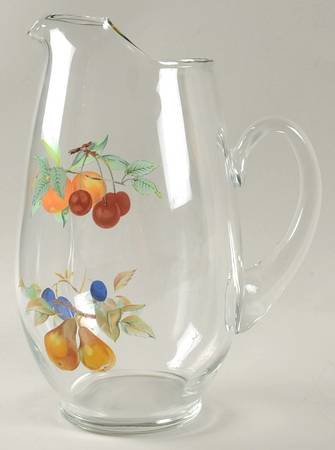 Evesham Gold 72 Oz Glassware Ice Lip Pitcher