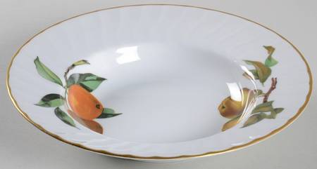 Evesham Gold Rim Soup Bowl