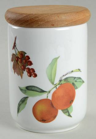 Evesham Gold 5" Storage Jar & Lid