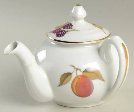 Evesham Gold Teapot & Lid No Drip or Strainer