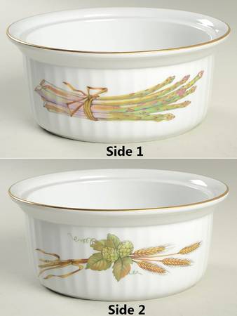 Evesham Gold 1.5 Quart Round Casserole No Lid
