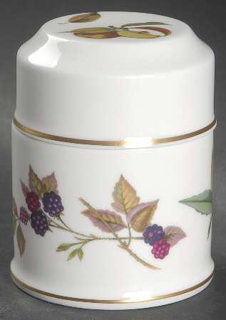 Evesham Gold 3" Storage Jar & Lid