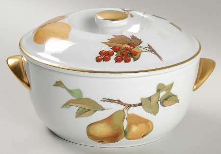 Evesham Gold 1.50 Pt Round Covered Casserole