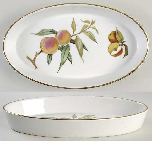 Evesham Gold 12" Oval Baker