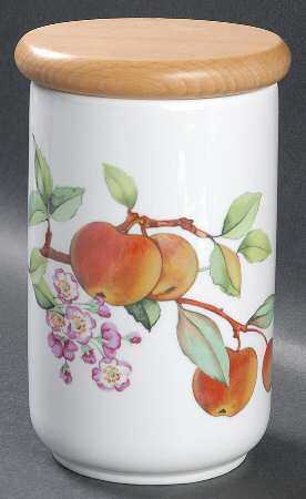 Evesham Gold 6" Storage Jar & Lid