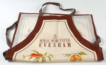Evesham Gold Oil Cloth Kitchen Apron
