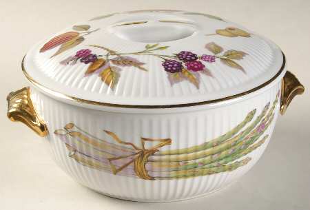 Evesham Gold 1 Qt Round Covered Casserole