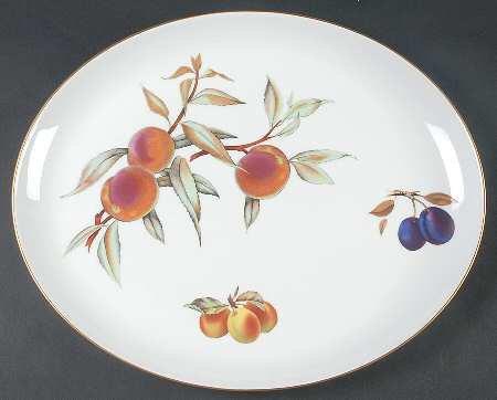 Evesham Gold 15" Oval Serving Platter