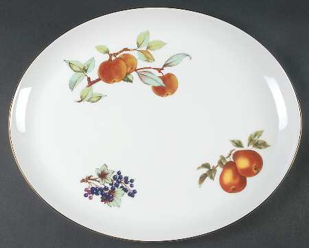 Evesham Gold 15" Oval Serving Platter