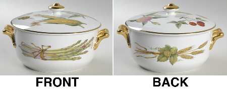 Evesham Gold 1.5 Qt Round Covered Casserole