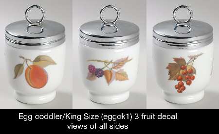 Evesham Gold King Size Egg Coddler & Lid