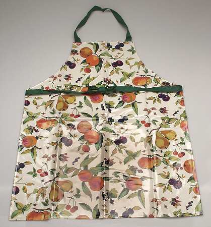 Evesham Gold Oil Cloth Kitchen Apron