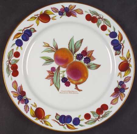 Evesham Gold Collector Plate