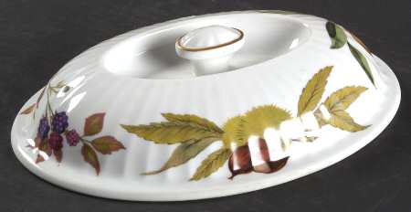 Evesham Gold Lid for 2.25 Quart Oval Covered Casserole