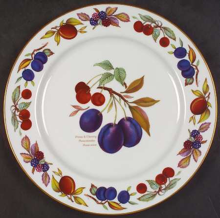 Evesham Gold Collector Plate