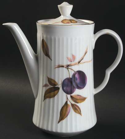 Evesham Gold Coffee Pot & Lid