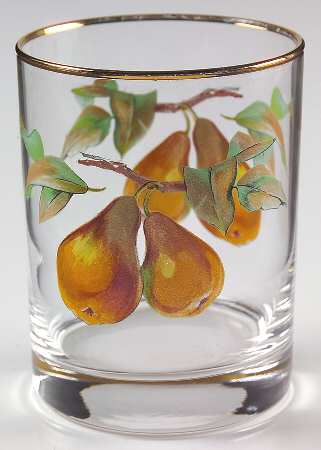 Evesham Gold 12 Oz Glassware Double Old Fashioned by Royal Worcester