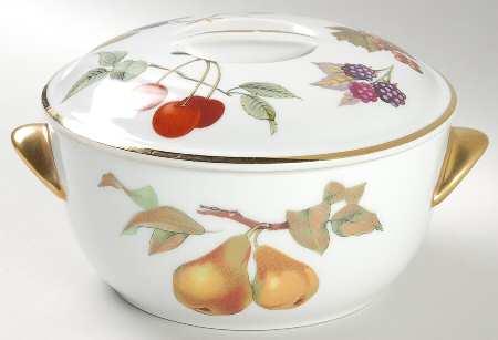 Evesham Gold 1.50 Pt Round Covered Casserole