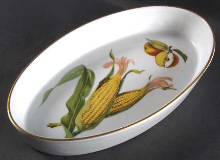 Evesham Gold 12" Oval Baker