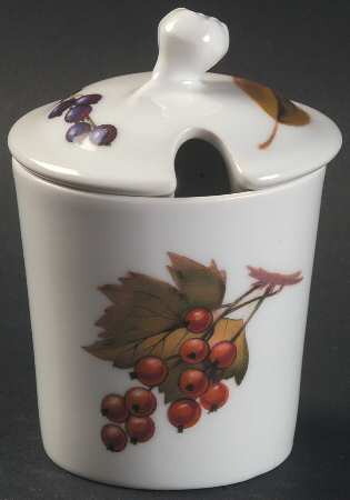 Evesham Gold Mustard Jar & Lid