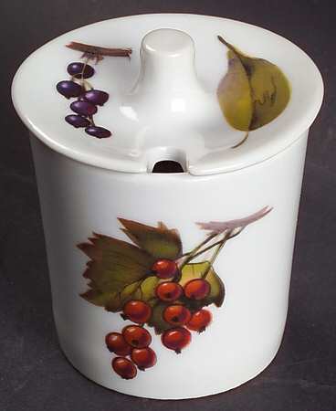 Evesham Gold Mustard Jar & Lid