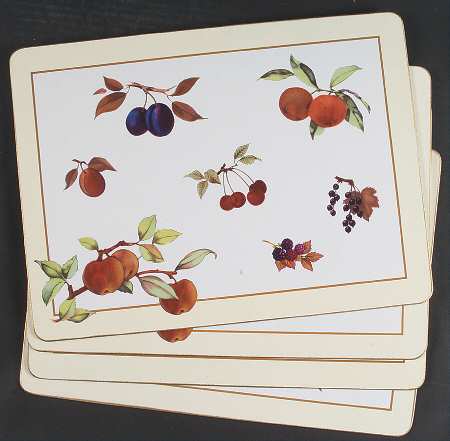 Evesham Gold Corkboard Placemat - Set of 4 by Royal Worcester