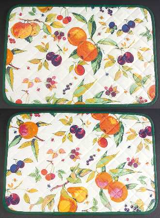 Evesham Gold Cloth Placemat - Set of 2