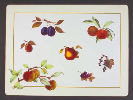 Evesham Gold Corkboard Placemat by Royal Worcester