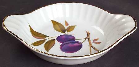Evesham Gold 7" Eared Round Egg Dish