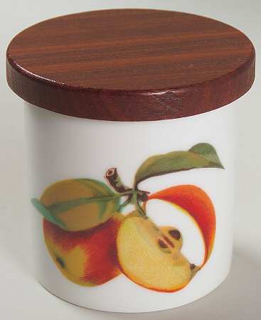 Evesham Gold 2" Storage Jar & Lid