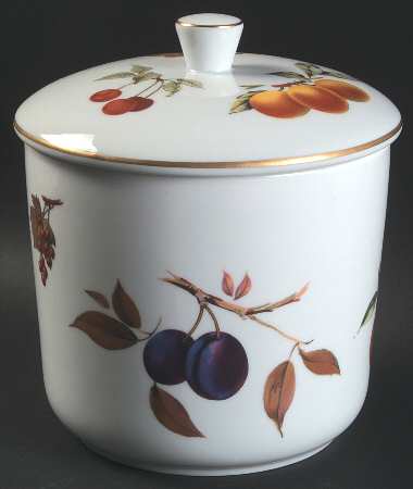 Evesham Gold 6" Storage Jar & Lid by Royal Worcester