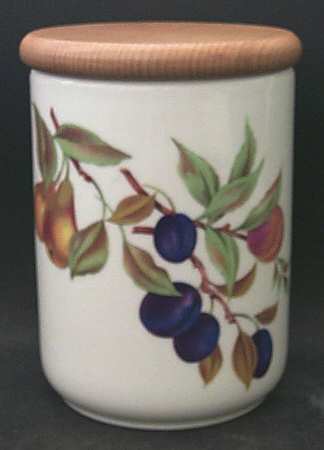 Evesham Gold 7" Storage Jar & Lid
