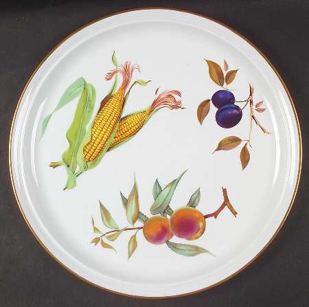 Evesham Gold 13" Round Tray