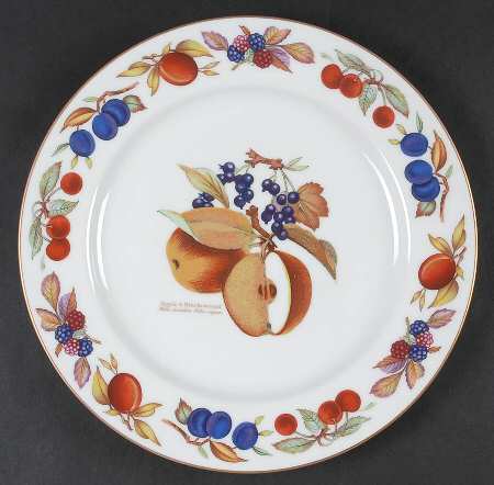 Evesham Gold Collector Plate