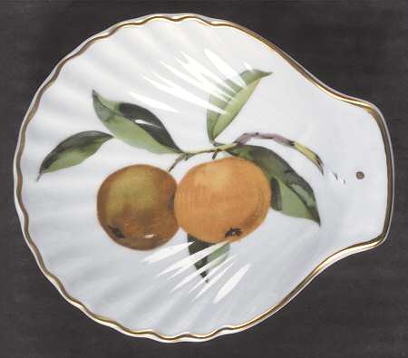Evesham Gold Small Shell Shaped Dish