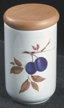 Evesham Gold 6" Storage Jar & Lid