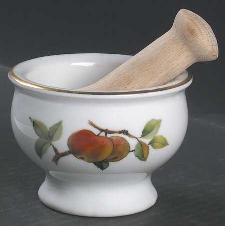 Evesham Gold Pestle and Mortar