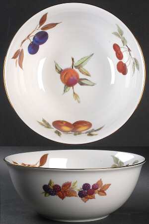 Evesham Gold 8" Round Serving Bowl