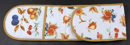 Evesham Gold Cloth Double Oven Glove