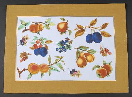Evesham Gold Rectangular Cloth Placemat
