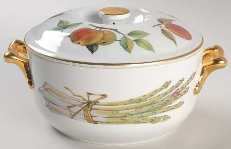 Evesham Gold 1.5 Qt Round Covered Casserole