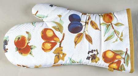 Evesham Gold Cloth Oven Mitt
