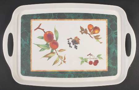 Evesham Gold Handled Melamine Tray