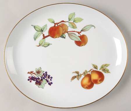 Evesham Gold 12" Oval Serving Platter