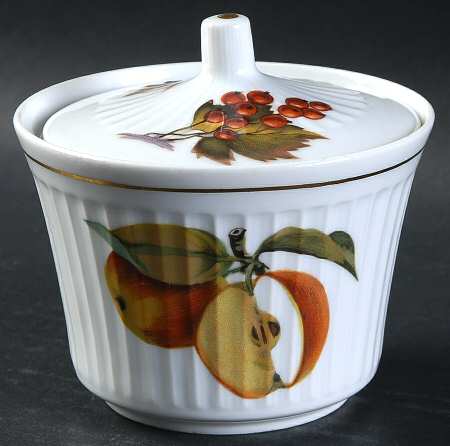 Evesham Gold Sugar Bowl & Lid