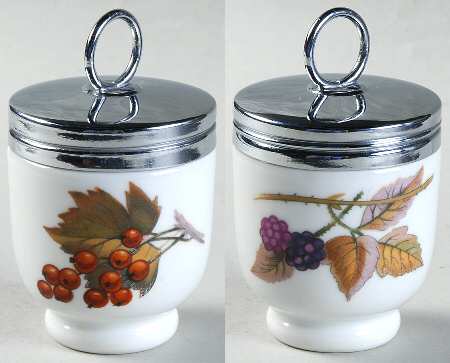 Evesham Gold Egg Coddler & Lid