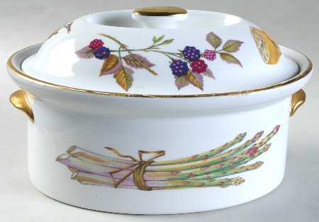 Evesham Gold 2.25 Qt Oval Deep Covered Casserole