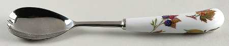 Evesham Gold Salad Serving Fork with Stainless Prongs