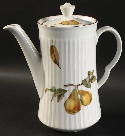 Evesham Gold Coffee Pot & Lid