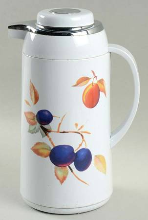 Evesham Vale Plastic Thermos/Carafe & Lid by Royal Worcester